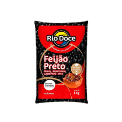 FEIJAO RIO DOCE TP-1 1KG PRETO